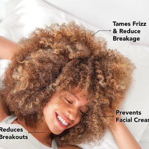 Kitsch Satin Pillowcase - Ivory, Set of 2